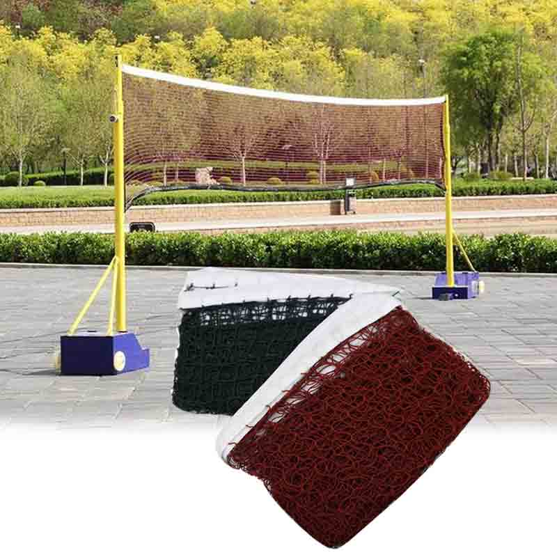 Badminton Netting - プロフェッショナルトレーニングメッシュ標準バドミントンネットスポーツネット屋外バドミントンテニスバレーボールネット交換用6.2*0.64M