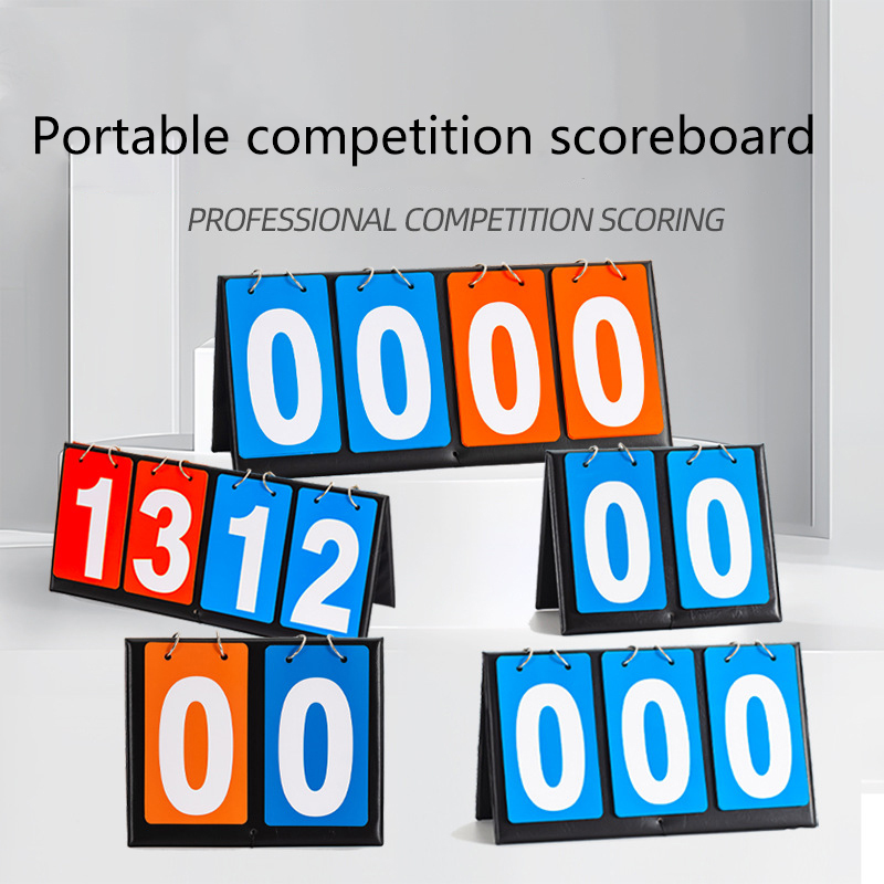 Badminton Score Counter - 1PC スコアボード卓上スコアボードスコアキーパーポータブルバスケットボールスコアカウンターバスケットボールバドミントンバレーボール用