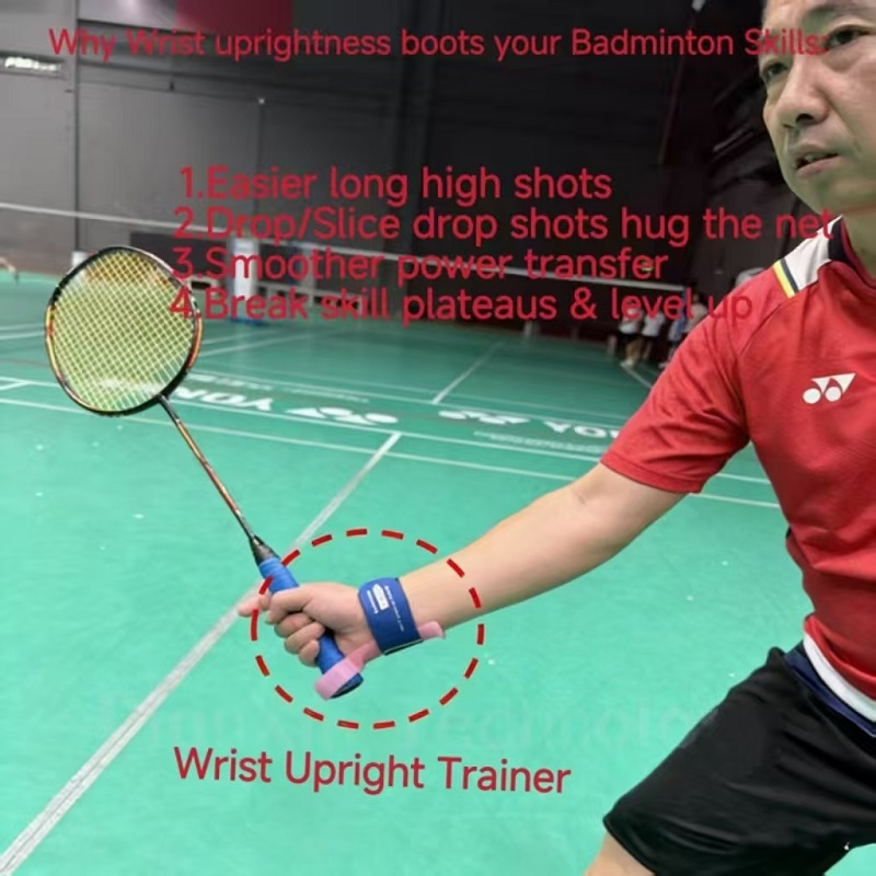 左手用バドミントンリストサポートトレーナー、様々な手のサイズ - Badminton Court のレビューと価格