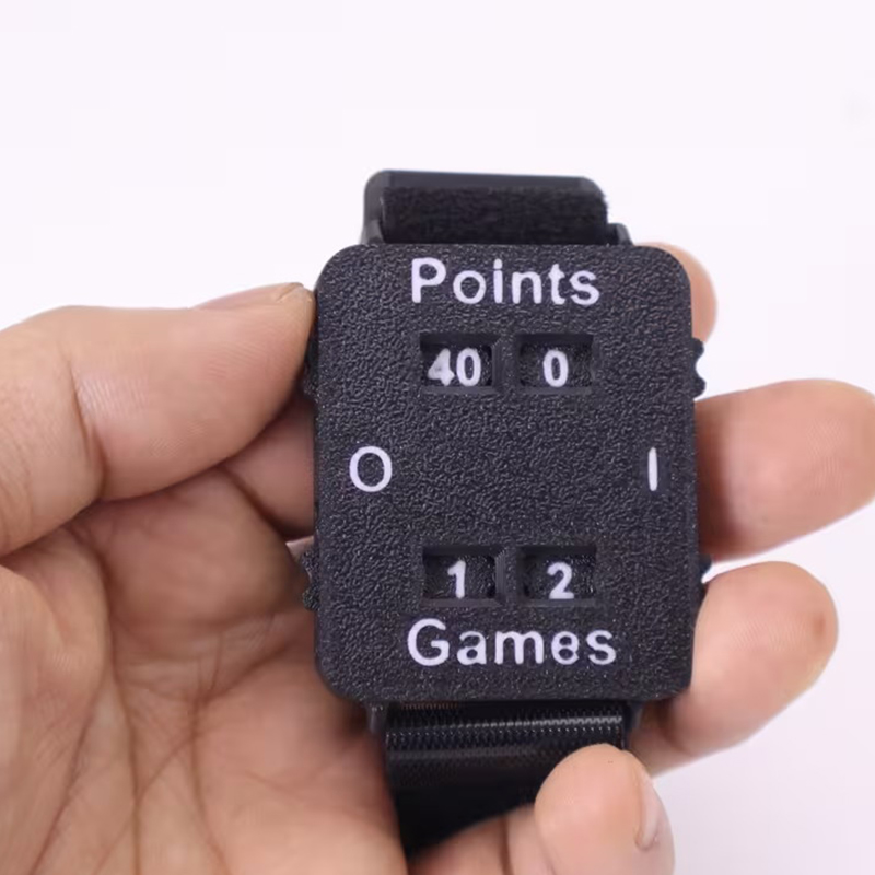 ポータブルクリケットテニスパデルスコアラーリストバンドインス - Badminton Score Counter のレビューと価格