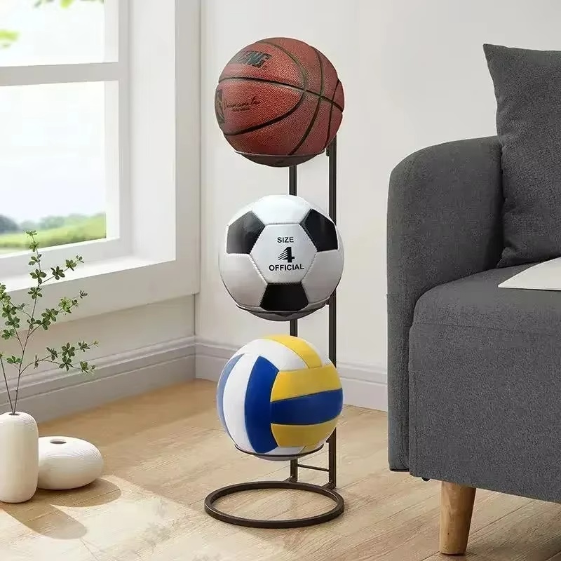 頑丈な屋内用金属製収納スタンド（2～5段）バスケットボール、 - Badminton Zone のレビューと価格