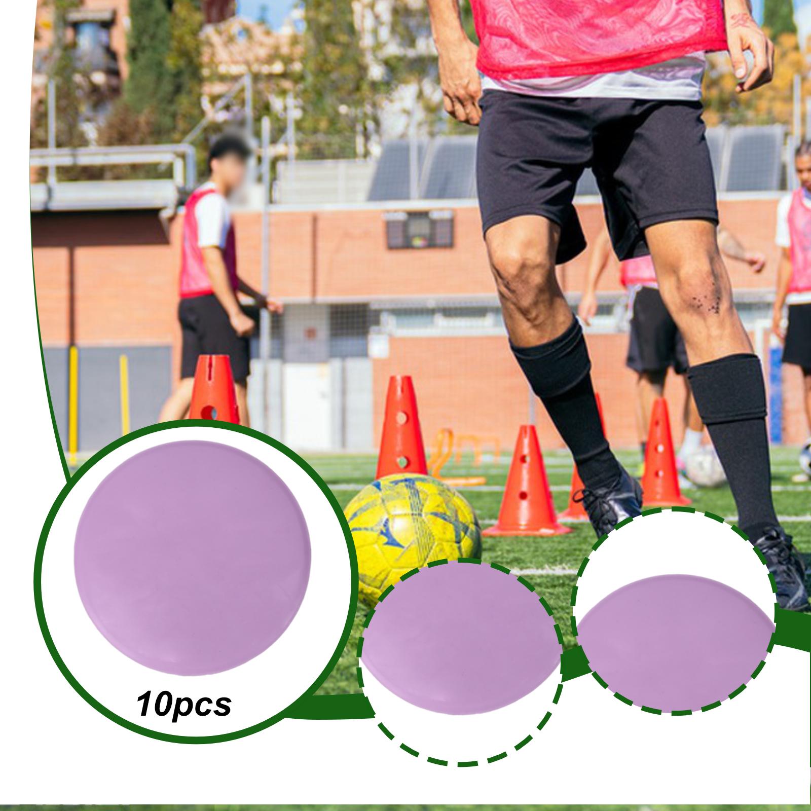 ポータブルフラットサッカーコーンTPE素材スポットマーカーコ - Court Marker Cone のレビューと価格