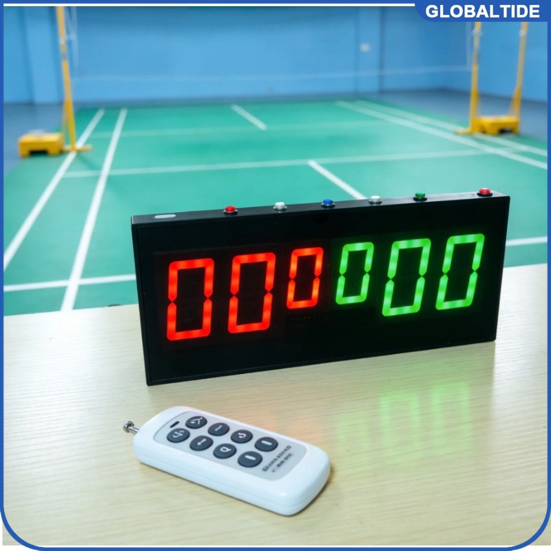 電子デジタルスコアカウンター リモコン付き 室内スコアボード - Badminton Score Counter のレビューと価格