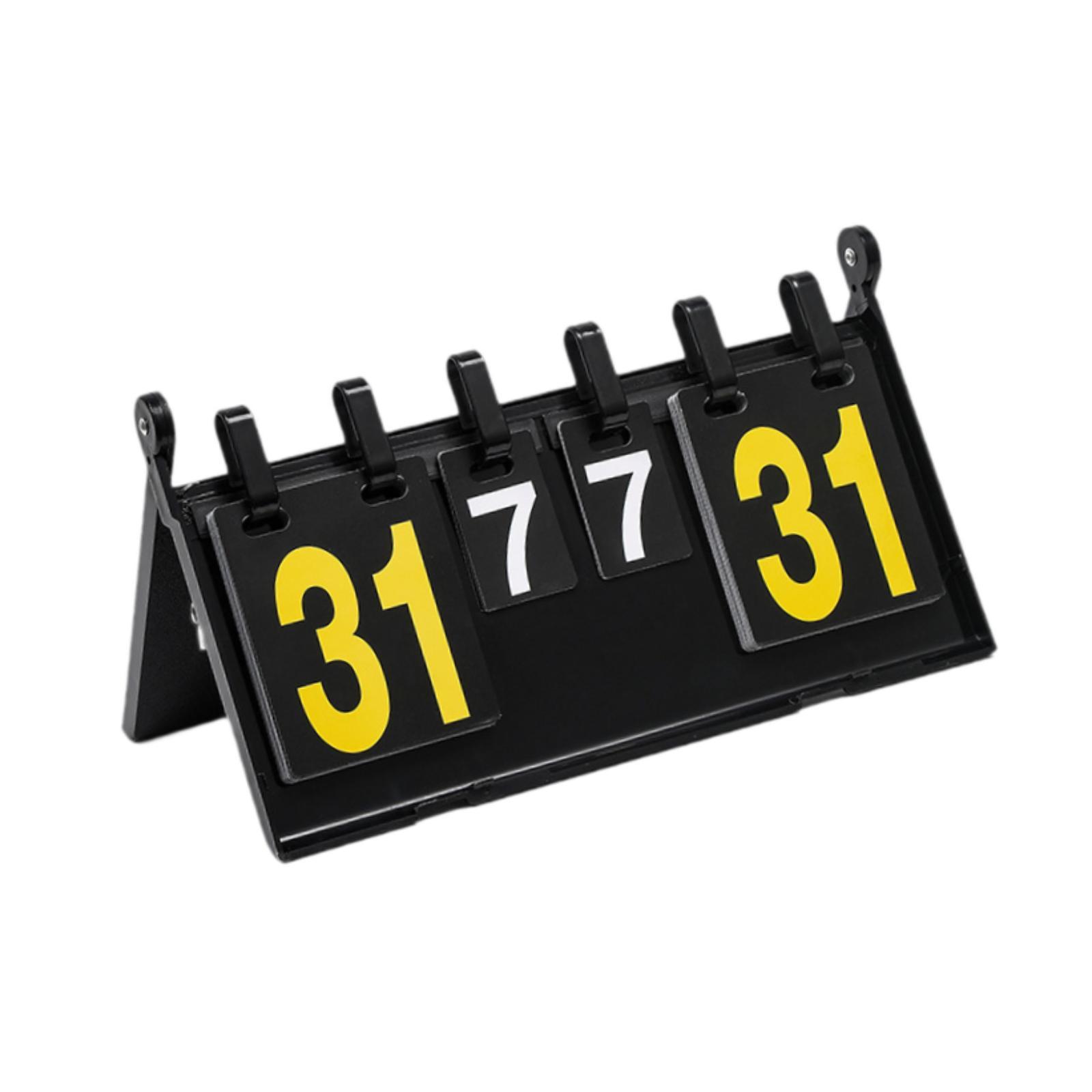 バドミントン バレーボール 野球用フリップ スコアボード 4 - Badminton Score Counter のレビューと価格