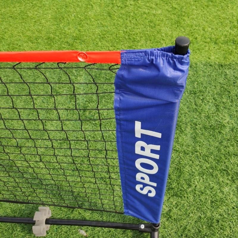 ポータブルテニスネット折りたたみナイロンメッシュバドミントン - Badminton Netting のレビューと価格