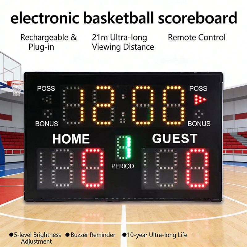 ポータブル充電式電子スコアタイマー（バスケットボール、バドミ - Badminton Score Counter のレビューと価格